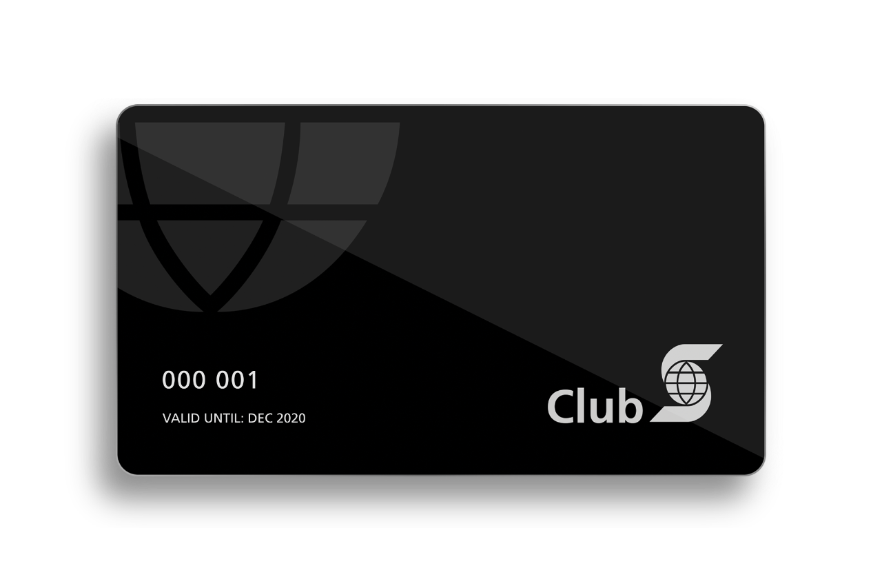 Club S card.