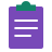 purple check list